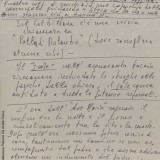 Appunti di Fabrizio De André preparatori alla stesura di ‘Â çimma (Fondazione Fabrizio De André Onlus)