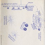 Uno schizzo di Fabrizio sulla disposizione delle piante per il giardino piccolo  (Fondazione Fabrizio De André Onlus)