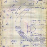 Uno schizzo di Fabrizio sulla disposizione delle piante di giardino e frutteto  (Fondazione Fabrizio De André Onlus)