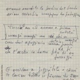 Appunti di Fabrizio De André preparatori alla stesura di ‘Â çimma (Fondazione Fabrizio De André Onlus)