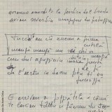 Appunti di Fabrizio De André preparatori alla stesura di ‘Â çimma (Fondazione Fabrizio De André Onlus)
