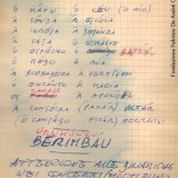 Appunti di Fabrizio De André preparatori alla stesura di Prinçesa (Fondazione Fabrizio De André Onlus)