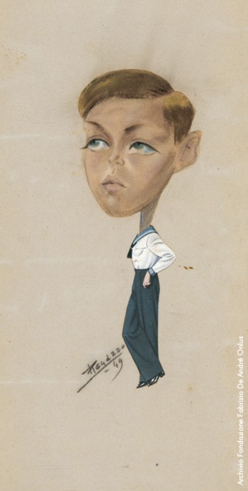 Ritratto di Fabrizio vestito da marinaretto, 1949