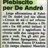 Estratto dalla prima pagina di «Musica&Dischi», dicembre 1984