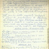 Autografo di Fabrizio sul  «Watergate» (Fondazione Fabrizio De André Onlus)