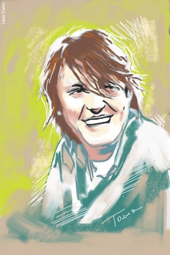 Fabrizio visto da Tania Travivi, matite digitali, 2019